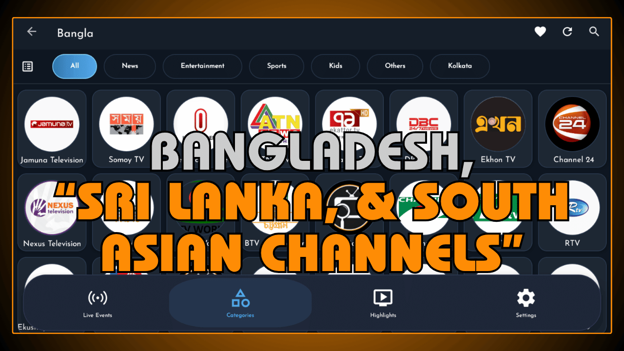Bangladesh, Sri Lanka, and South Asian Channels