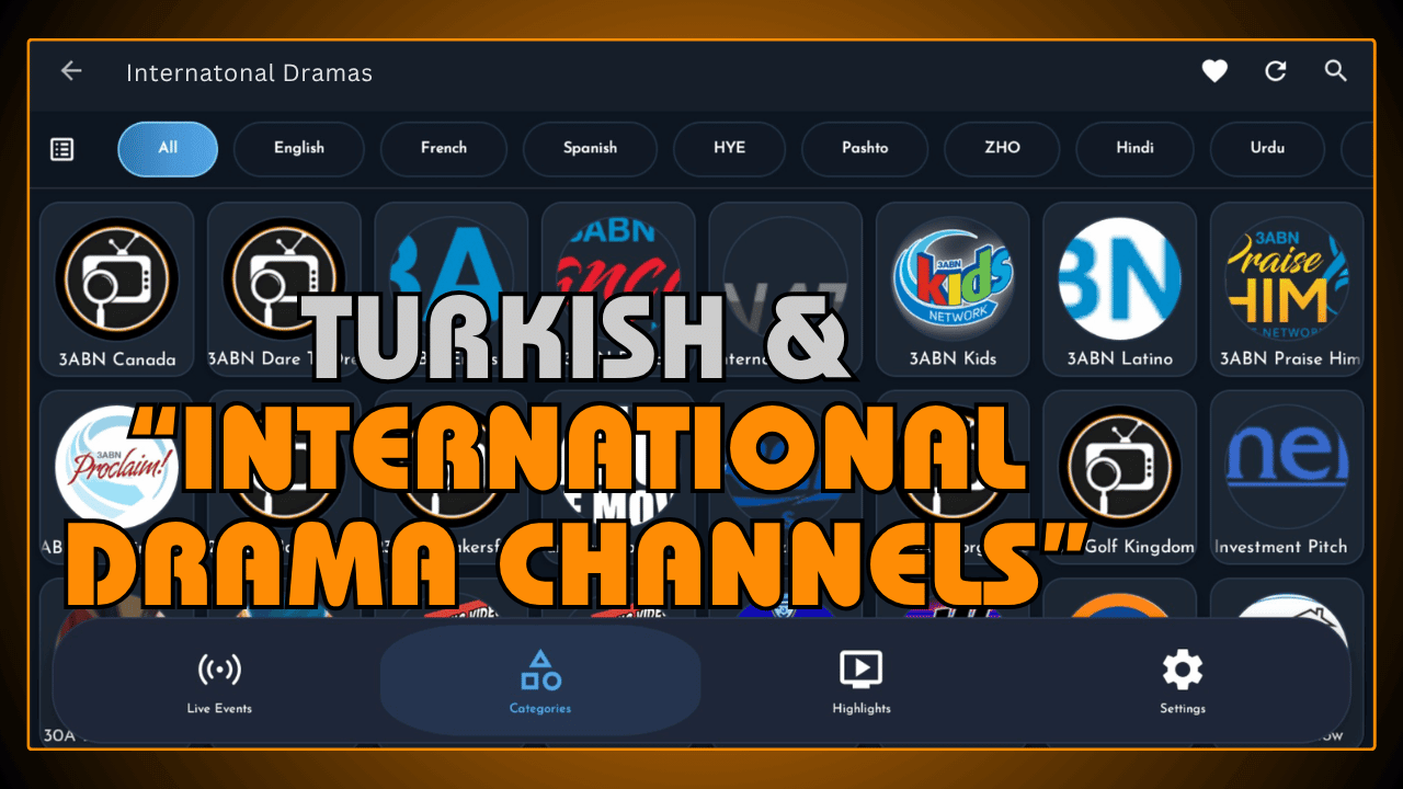 Turkish and International Drama Channels