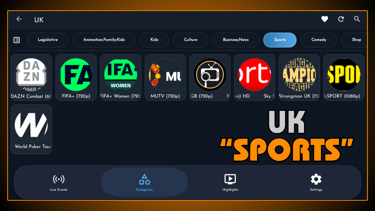 UK Sports on Mac