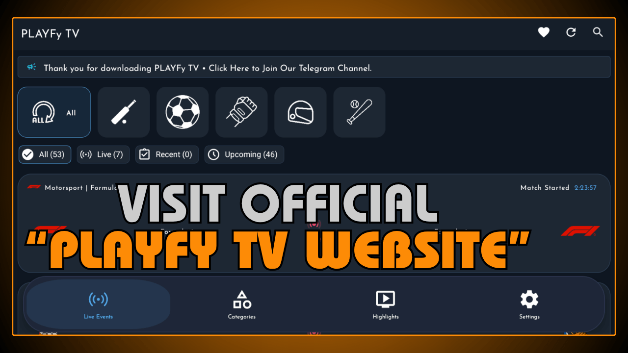 Visit Official PLAYFy TV Website